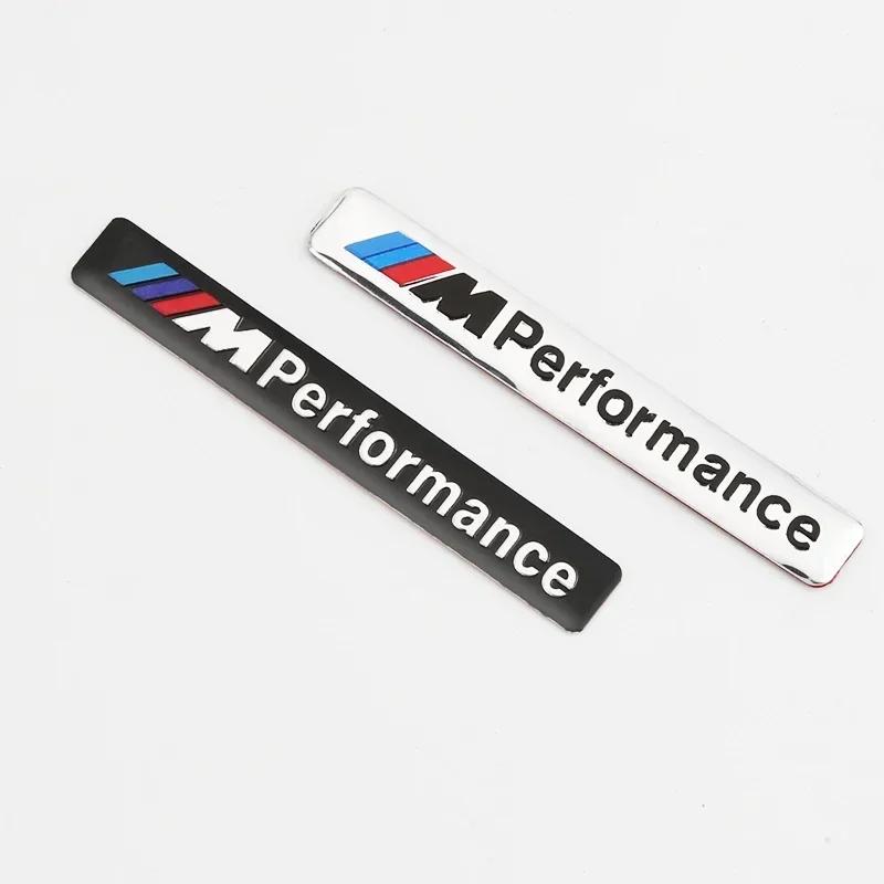 X5 X6 1PCS Car Decal Logo Badge Auto Accessories Sticker M Power Performance For BMW M 1 3 4 5 6 7 Series Z X M3 M5 M6 Mline Emb