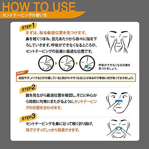 Fitz Sports Scented Nasal Dilator Tape, Extra Relax (Yellow), 10-Pack