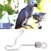 Small Stainless Steel Pet Bird Activity Opening Training Foot Ring Accessories Parrots Cage Supplies