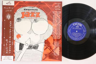 LP-Schallplatte VERSCHIEDENE - Esquire's All American Hot Jazz Mit VRA5018 VICTOR 1968 Japan Obi Jazz Gebraucht