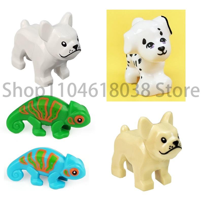 City Animal Zoo Farm MOC Building Block Pig Chicken Sheep Crocodiles Panda Dolphin Elephant Gorilla Fruit Eagle Bricks Toys A31
