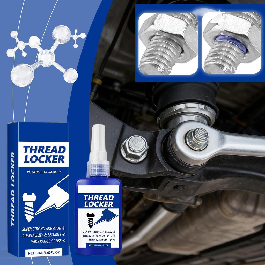 Lock Tight Threadlocker 50Ml Removable Threadlocker Metal Glue Waterproof Removable Sealant Adhesive for Repair Industrial