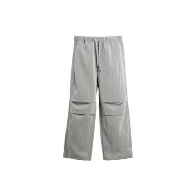 Düz Renk Düz Kesim Normal Uzun Pantolon Günlük Pantolon Erkek alt giyim Gümüş 08281329808-33