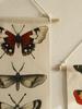 1pc Vintage Boho Butterfly Moth Wall Art Tapestry, Cotton Banner with Tassels – Rustic Nature Home Decor for Living Room Bedroom