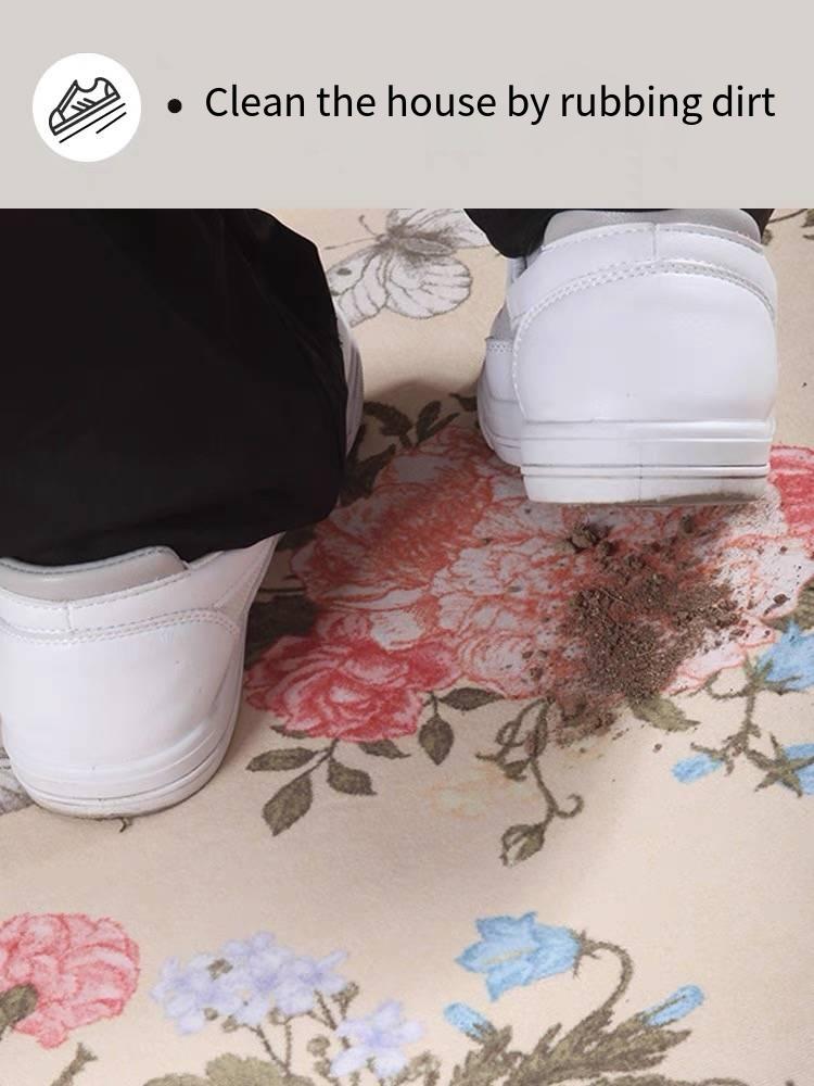 Amerikanischer Vintage Kristall Samt Teppich Pastoralen Stil Zu Hause Dekoration Blume Wohnzimmer Sofa Kaffee Tisch Matte Veranda Teppich