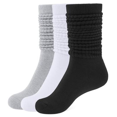 Calf Loose Knee Breathable Crew Socks with Pile Room Air Conditioning Sleeping Compression and Uniforms [CLOSEMATE] Women's Socks, Odor-Resistant,