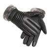 Gloves Winter MEN'S Fur Mouth Plush Insulation Gloves Outdoor Cycling Motorcycle Cotton Gloves