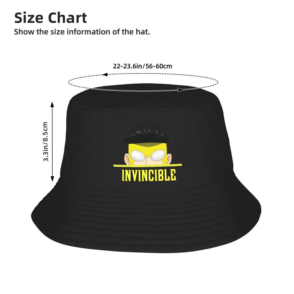 Unisex Bucket Hat Invincible Omni Man Travel Headwear Lightweight Outdoor Sports Fishing Fisherman Hat  Bob Gift Idea
