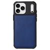 For iPhone 17 Pro Max Magnetic Leather Case Mobile Cover with Detachable Zipper Wallet Strap