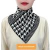 Fashionable Autumn Winter Neck Warmer New Style Korean Version Versatile Warm Elegant Triangle Scarf Neck Protection for Neck