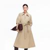 Veromoda Autumn 2025 Five-Point Sleeve Lapel Tie Solid Long Dress