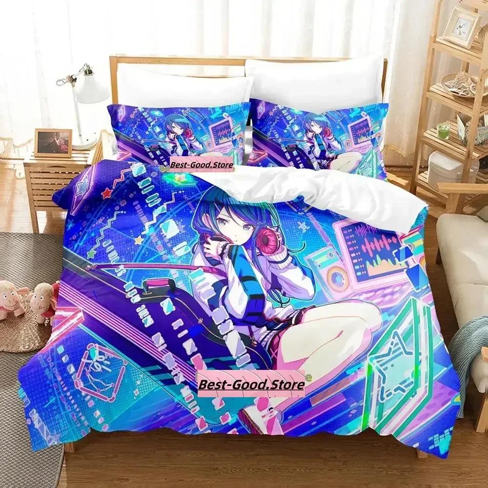 Kawaii Ichika Hoshino Sängkläder Set Enkelt Twin Full Queen King Size Sängset Vuxen Barn Sovrum Påslakan Set Tryck Anime Tjejer
