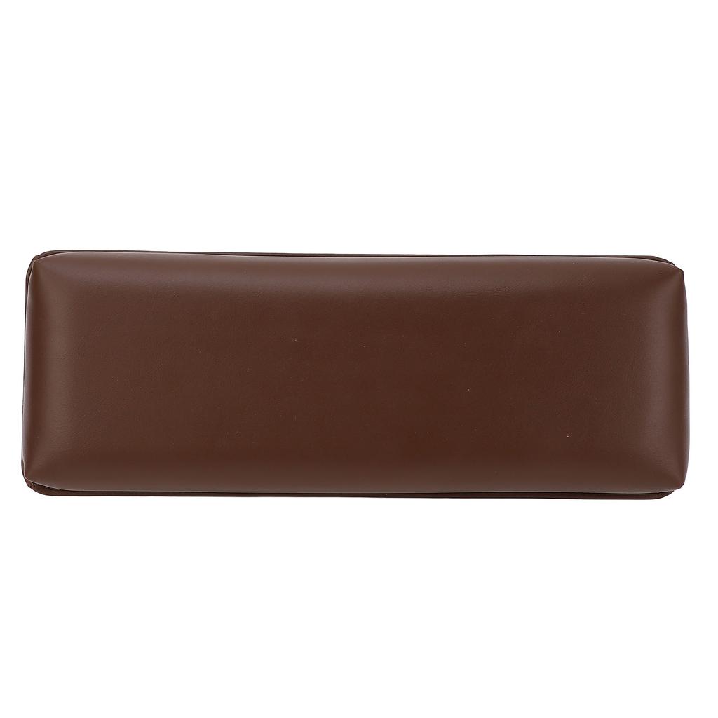 Nail Tech Arm Rest PU Leather Memory Foam Rectangle Nails Art Hand Pillow for Manicure Salon Home