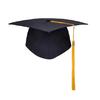 Mortarboard Tassels Solid Color Classic Design Square Board Breathable Decorative Comfortable Unisex Graduation Party Hierophant Hat Headwear