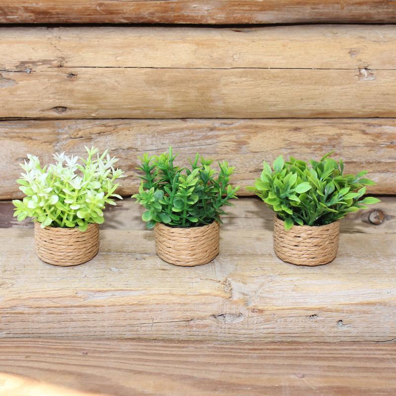 1Pcs Home Garden Furniture Decor Toy 1:12 Dollhouse Miniature Simulated Tree Potted Green Potted Plants Doll House Accessories