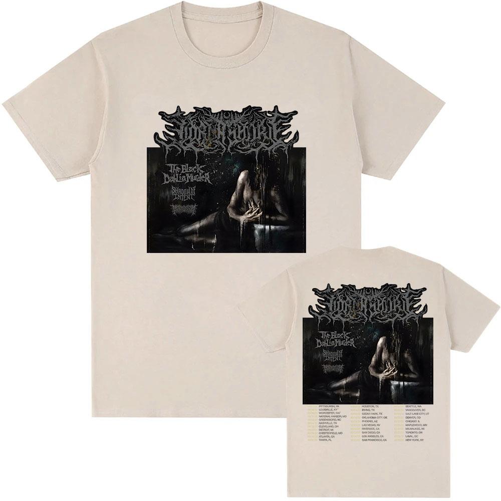 Lorna Shore återvänder 2025 med nytt album Nordamerikaturné T-shirt Rockbandstryck Grunge T-shirts Bomull Mjuk Herr Dam T-shirts