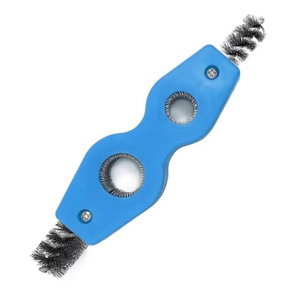 Double-headed 4 In 1 Copper Pipe Brush Reamer Copper Tube Polishing Tool Wire Brush  PVC Pipe