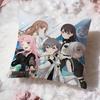 Anime B-BanG D-Dream Its MyGO Cushion Cover Premium Comfort Reversible Pillow Cove -Two in One Design for Any Room Car Interior