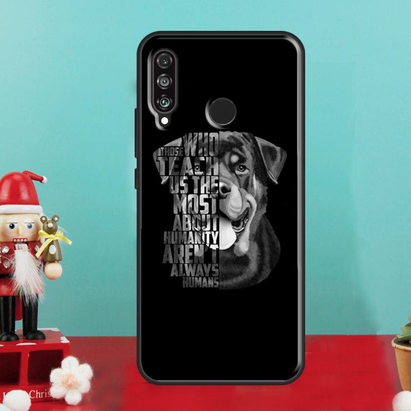 Cute Rottweiler Dog For Huawei Nova 12i 12s 11i 5T Y90 Y70 Y60 Y61 Y91 Y72 9 10 SE P60 Pro P20 P30 P40 Lite Case