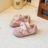 Girls' Spring/Autumn 2025 Cherry Embroidered Sneakers - Soft, Non-slip Casual Shoes