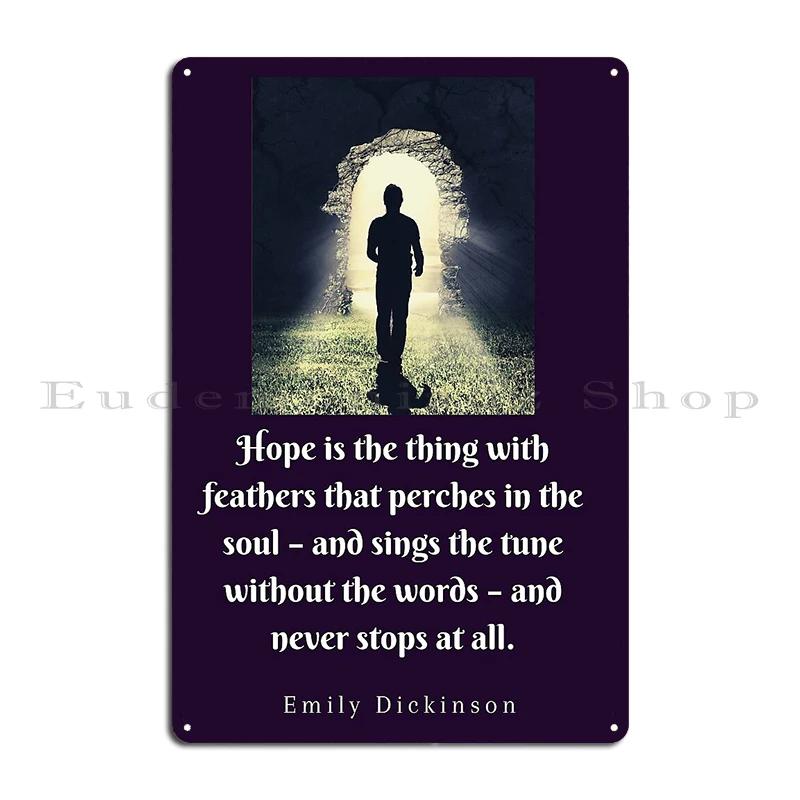 Poems Writer By Emily Dickinson in Outer Space Artwork oil portrait Quotes Metal Wall Decor Cinema Designer Garage Sign Poster 20x30cm(7.8x11.8inch)