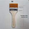 Nylon Bristle Brush with Wood Handle - Versatile for Painting, BBQ, and Cleaning