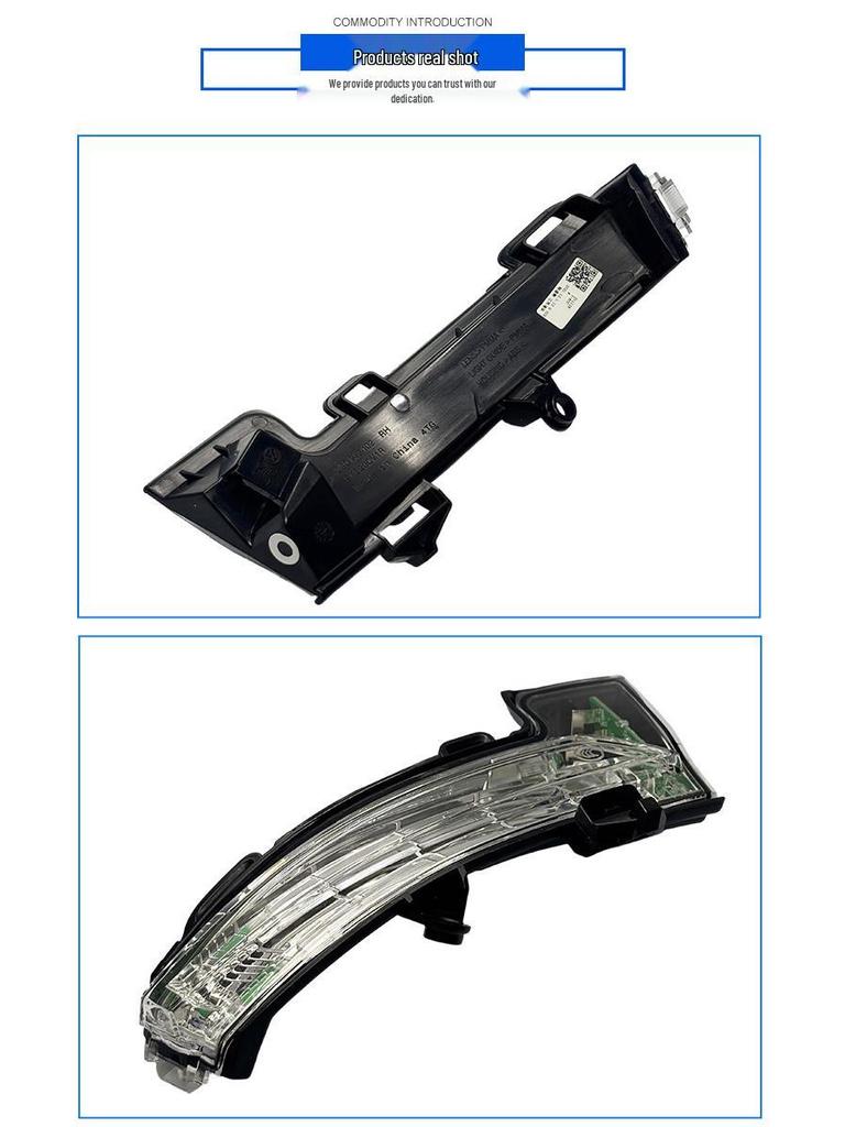 2GD 949 102 101 Fits Volkswagen T-Roc (2018-2022) Exterior Rearview Mirror with Turn Signal.