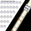 3/5/8/10 Stück LED-Streifenverbinder 2-Pin 8mm 5/12/24V Vielseitiger LED-Licht Lötloser Verbinder Adapter für 22/20/18/16AWG Massivdraht