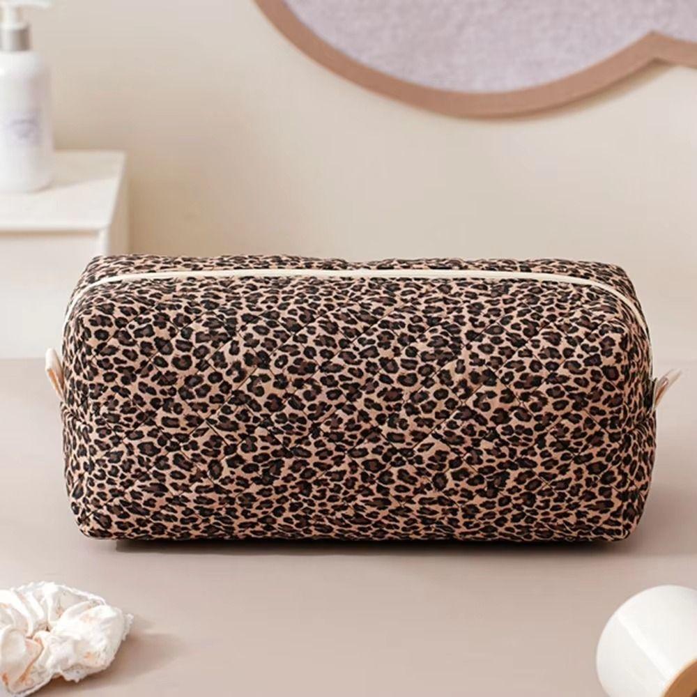 Soft Hair Dryer Storage Bag Large Capacity Dustproof Curling Iron Carrying Case Portable Quilting Cotton Cosmetic Bag
