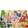 Cartoon Crazy Animal City Floor Mat Door Mat Outdoor Door Mat Door Scrape Mud Foot Mat Judynix Circle Floor Mat