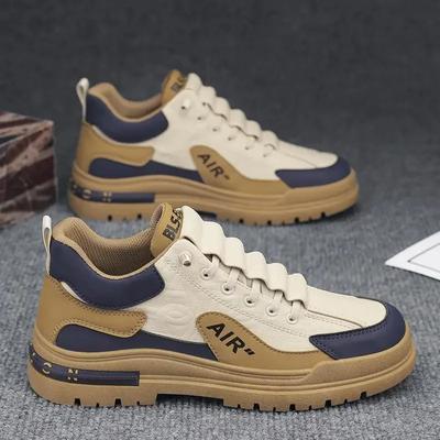 Fashion Luxury 2024 Men's New Leather Versatile Casual Shoes Wear-resistant and Anti Slip Sports Shoes High-quality Running Shoes