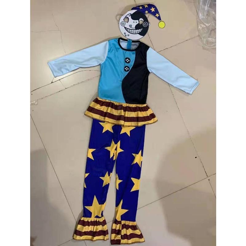 

Новый костюм Сандроп ФНАФ Ультимейт Костюм Клоуна Солнца Костюм Клоуна Луны L