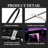 Acrylic Car Interior LED Strips USB Interface Dynamic Colorful RGB Car Ambient Lights Interior Neon Strip Music Sync App Control