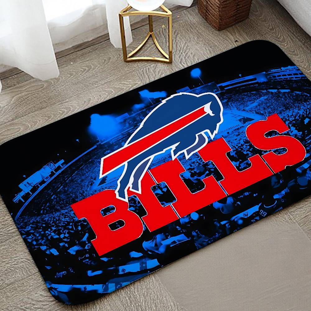 

Cool B-BuffaloS-B-BillS Floor Mat Printed Flannel , Suitable For Bathrooms, Kitchens, Entrances, And Other Decorate Home 40x60cm