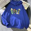 Letter Bratz Hoodies Women Casual Crewneck Sweatshirts Men Kpop Sportswear Fleece Warm Fleece Loose Hoody Green