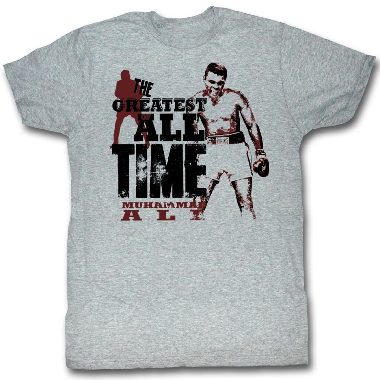 Muhammad Ali The Greatest Gray Heather Adult T-Shirt 4XL