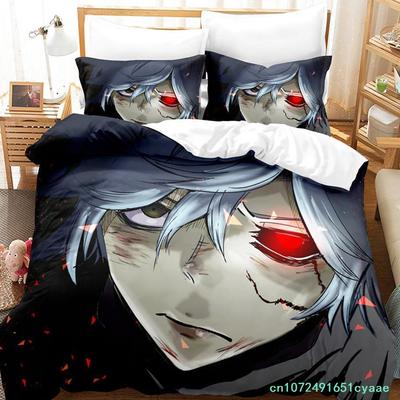 Hell's Paradise Bedding Set Single Twin Full Queen King Size Bed Set Adult Kid Bedroom Duvetcover Sets Anime Parure De Lit Bed