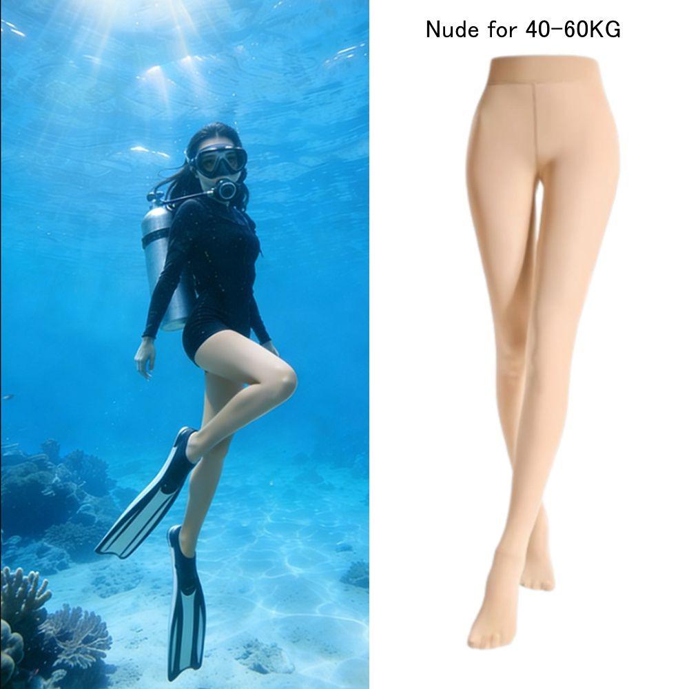 Sun Protection Diving Tights Ice Silk Full Foot Leggings New Swim Leggings