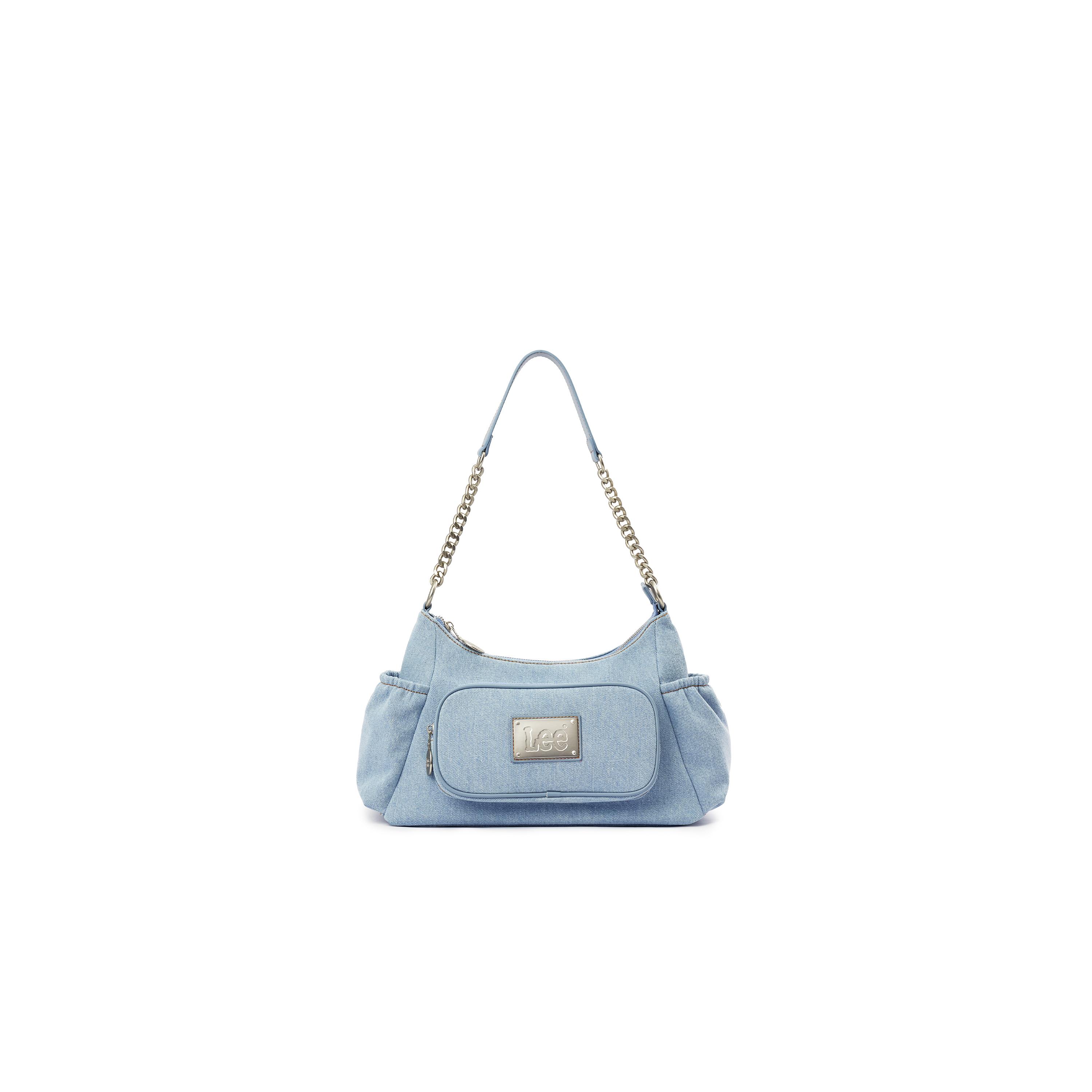 

New Lee Fabric Shoulder Bag Women s Light Blue LE250019M-502 39.1*15.0*18.0CM