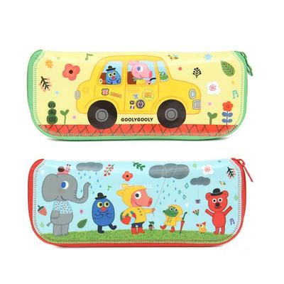 Guli Guli Cutlery Case Friends 2-piece Set PN106, Mixed Colors, 1 Set