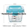 Spock 3 In1 Portable Baby Glass Food Container Box Storage Freezer And Heat-resistant Storage Box