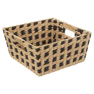 Terre Inconnue STORAGE BASKET 31x15cm Metal and Paper