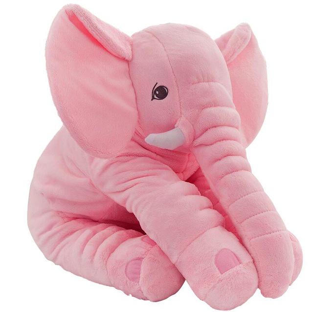 40/60cm Large Plush Elephant Doll Soft Cuddly Stuffed Animal Pillow Cute Toy Gift for Kids