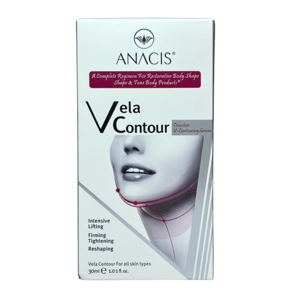 ANACIS Vela Contour V Contouring Serum 30ml - Targeted Double Chin, Neck & Jowl Firming Serum with 5% Pepha-Tight & 1% Acetyl Hexapeptide-8