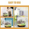 Cylinder Glass Terrarium Perforated Cover Moss Plant Pots Art Vase Micro Landscape  Indoor Planting