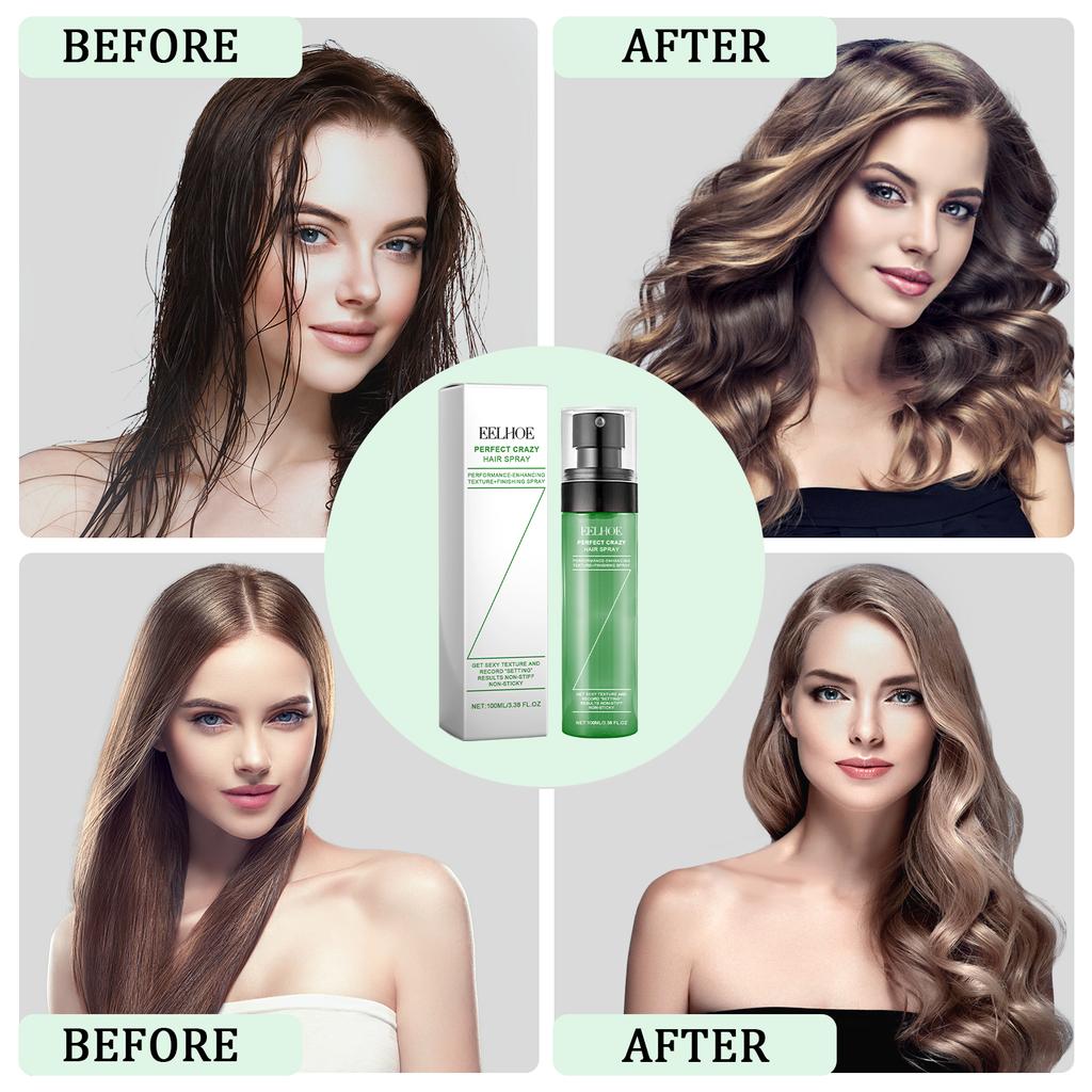 EELHOE Hair Volumizing Styling Spray Hair Volumizing Lazy Oil Control Refreshing Long-lasting Styling Leave-in Spray