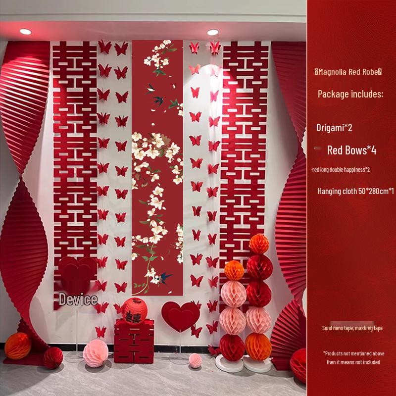 Wedding Backdrop & Room Décor Set for Living Room