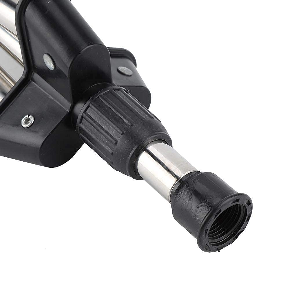 Automatic Watering Sprinkler with 24m Spray Range, 360° Rotation, Adjustable Height, Tripod, Misting, Stainless Steel, Irrigation System for Lawns