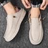 39-48 Men's Denim Cloth Air-breathable Sports Casual Shoes EVA Ultra-light Convenience Outdoor Lazy Shoes