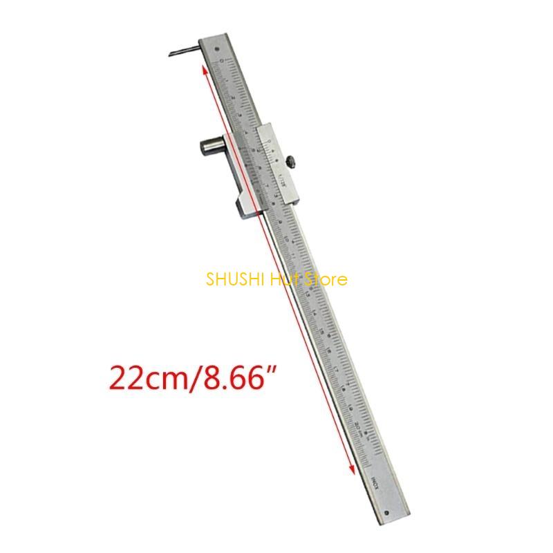 Vernier Caliper 0-20cm Gauging Ruler Parallel Marking Measuring Tool D57B